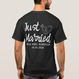 オーダーメイドMr.&Mrs. カップルシャツ 新婚夫婦へのギフト Tシャツ