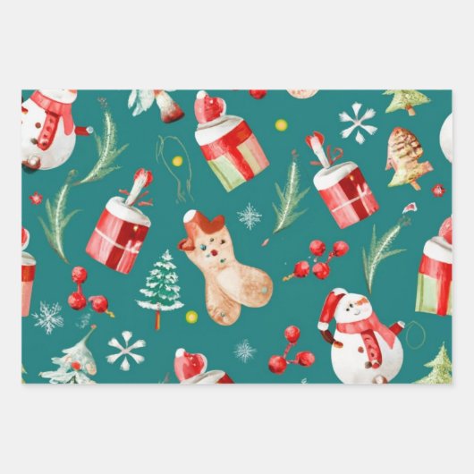 オーダーメイドNoelギフトラッピング ラッピングペーパーシート (正面)