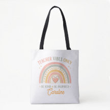 オーダーメイドTeacher Vibes Only トートバッグ