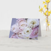 オーダーメッセージ フラワーリーフ カード (黄色い花)