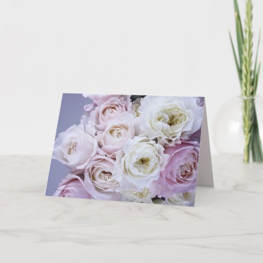 オーダーメッセージ 花 カード (正面)