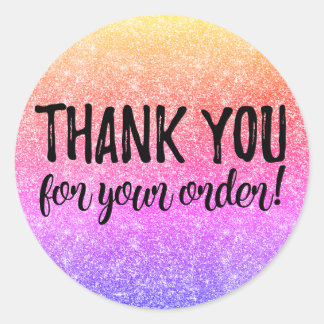 オーダーラベルをありがとう ラウンドシール