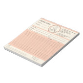 オーダー用カスタムロゴ ノートパッド (回転)