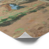 オーチャードイン開花 – カミーリピサロファインアート ポスター (角)