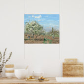 オーチャードイン開花 – カミーリピサロファインアート ポスター (キッチン)