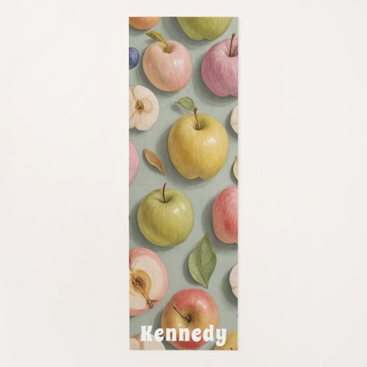 オーチャードウィムシー：パステルフルーツ ヨガマット (正面)