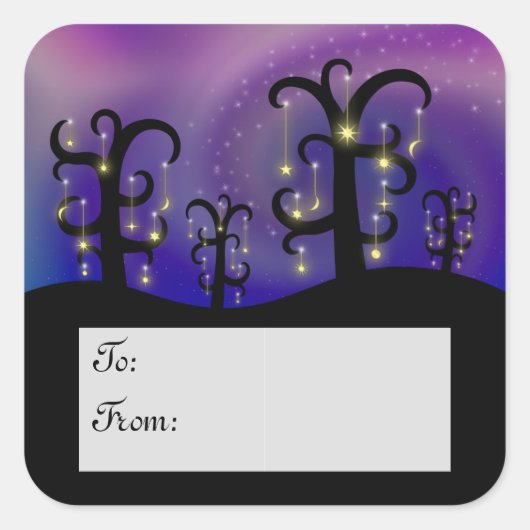 オーチャードオブスターズギフトラベルシール スクエアシール (正面)