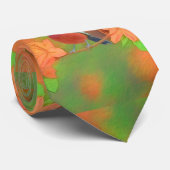 オーチャードオリオールソングバード絵画ズオリジナルバードアート ネクタイ (ロール)