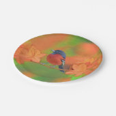 オーチャードオリオールソングバード絵画ズオリジナルバードアート ペーパープレート (アングル)