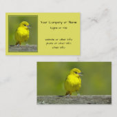 オーチャードオリオール – オリジナル写真 名刺 (正面/裏面)