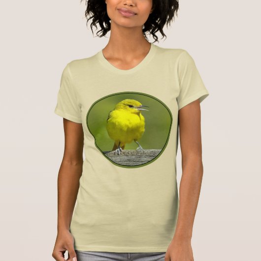オーチャードオリオール – オリジナル写真 Tシャツ (正面)