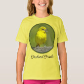 オーチャードオリオール – オリジナル写真 Tシャツ (正面)