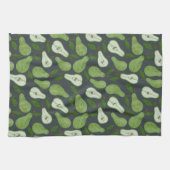 オーチャードナシのフルーツパターン キッチンタオル (横)