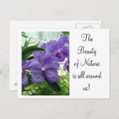 オーチャードバイオレット ポストカード (正面/裏面)