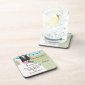 オーチャードバンティンディングブライド&グルームブライドメードコースター コースター (右側)