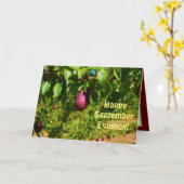 オーチャードピール9月分 カード (黄色い花)