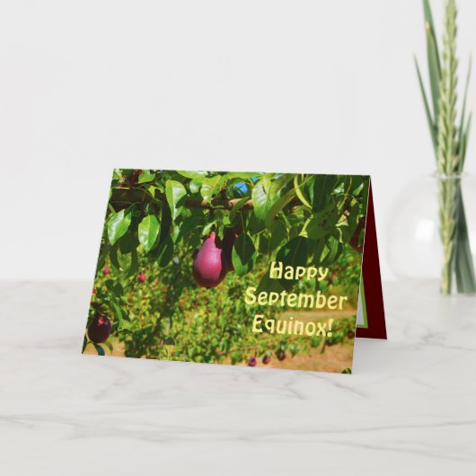 オーチャードピール9月分 カード (正面)