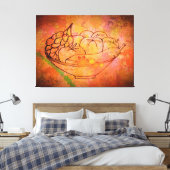 オーチャードメランゲ：実りある調和 キャンバスプリント (インサイチュ (寝室))