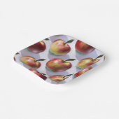 オーチャードレッドアップルハーベスト紙プレート ペーパープレート (傾斜あり)