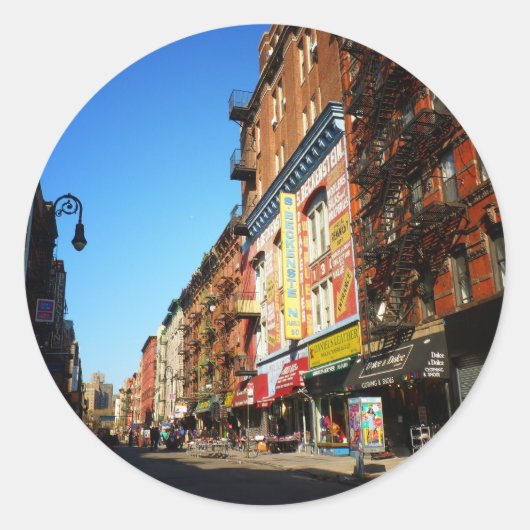 オーチャード通り、ローワーイーストサイド、ニューヨーク ラウンドシール (正面)