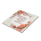 オーチャード開花ブランチ タイル (側面)