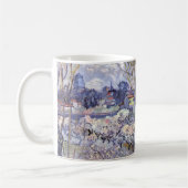 オーチャード開花園の景色を見るファン・ゴッホ コーヒーマグカップ (左)