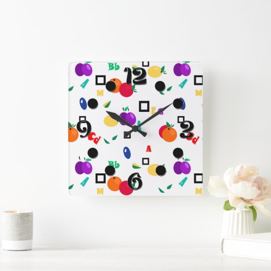 オーチャード スクエア壁時計 (ホーム)