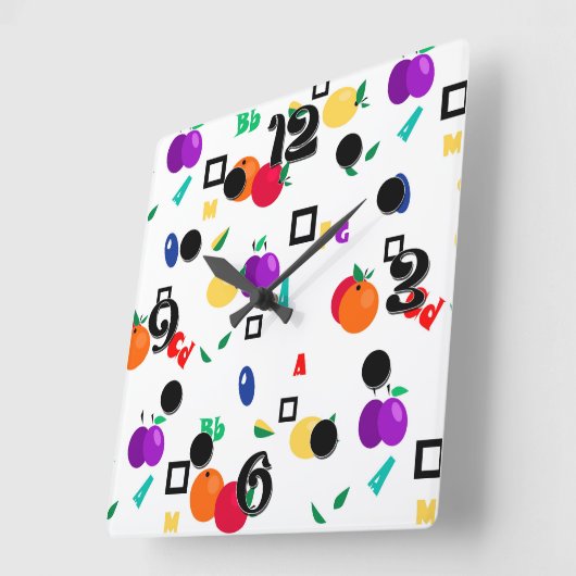 オーチャード スクエア壁時計 (傾斜)