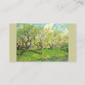 オーチャード、ファーム、ガーデン素晴らし・アート・ビジネス・カード 名刺 (裏面)