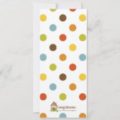 オーチャード(ロビン&スパロー)ブックマークで聞き取り 招待状 (裏面)