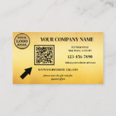 オーチャーブラック金ゴールドロイヤリティパンチカード ロイヤリティカード (裏面)