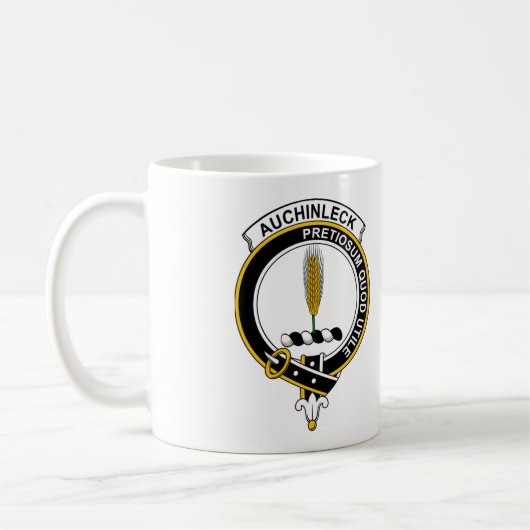 オーチンレックタータンチェックコーヒーマグ – サイズ11oz コーヒーマグカップ (左)