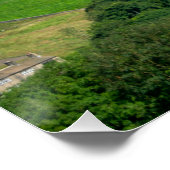 オーツロイドミルヒストリックヨークシャーランドスケープ ポスター (コーナー)