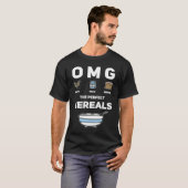 オーツー麦乳飲料 穀物 完璧なシリアル 朝食に Tシャツ (正面フル)