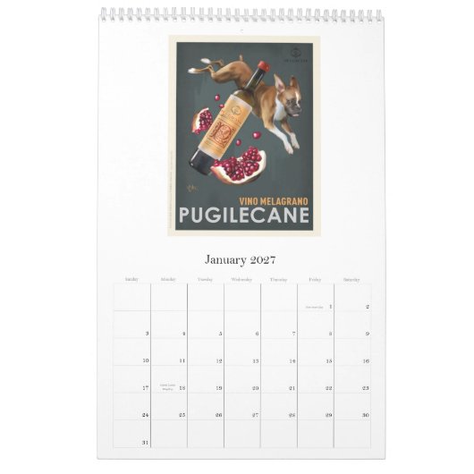 オーティスの新しいヴィンテージClalendar/2012年 カレンダー (1月 2027)