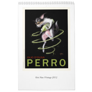 オーティスの新しいヴィンテージClalendar/2012年 カレンダー