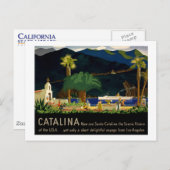 オーティス・シェパードによるカタリーナ、1935年頃。 ポストカード (正面/裏面)