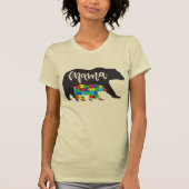 オーティズム ママグマと子グマ Tシャツ (正面)