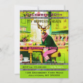 オーディアアニュアルクリスマスパーティの招待状 招待状 (正面)