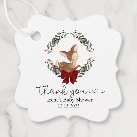 オーディアウィンターグリーンありがとう フェイバータグ (正面)