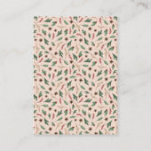 オーディアウィンターグリーンリーおむつラッフル エンクロージャーカード (裏面)