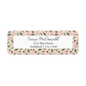 オーディアウィンターグリーンリークリーム差出人住所 ラベル (正面)