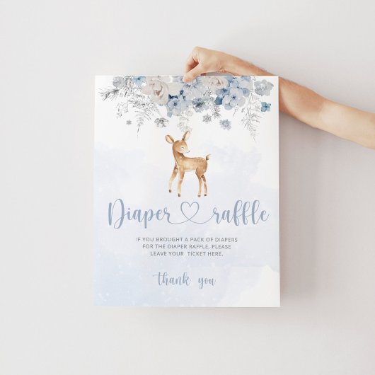 オーディアウィンターブルーおむつラッフルポスター ポスター