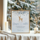 オーディアウィンターブルーおむつラッフルポスター ポスター