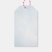 オーディアウィンターボーイ赤ちゃんシャワー ギフトタグ (裏面)