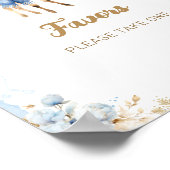 オーディアウィンター男の赤ちゃんシャワーウィーズ ポスター (角)