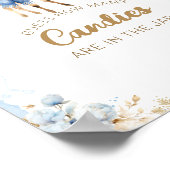 オーディアウィンター男の赤ちゃんシャワーキャンディズゲーム ポスター (角)