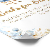 オーディアウィンター男の赤ちゃんシャワーブック ポスター (角)