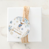 オーディアウィンター男の赤ちゃんシャワー フェイバータグ (インサイチュ)