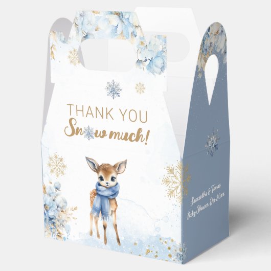 オーディアウィンター男の赤ちゃんシャワー フェイバーボックス (オープン)